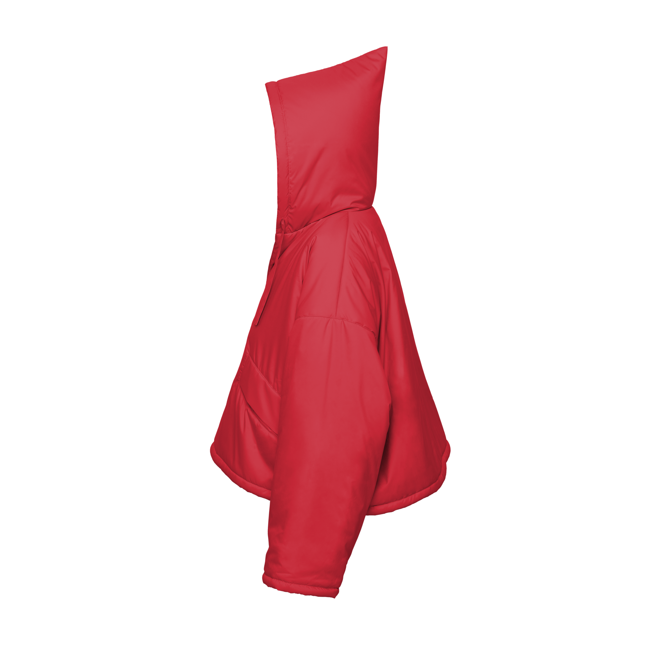 cropped 'over' charm red