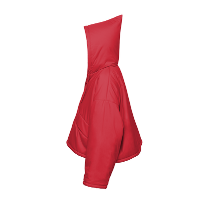 cropped 'over' charm red