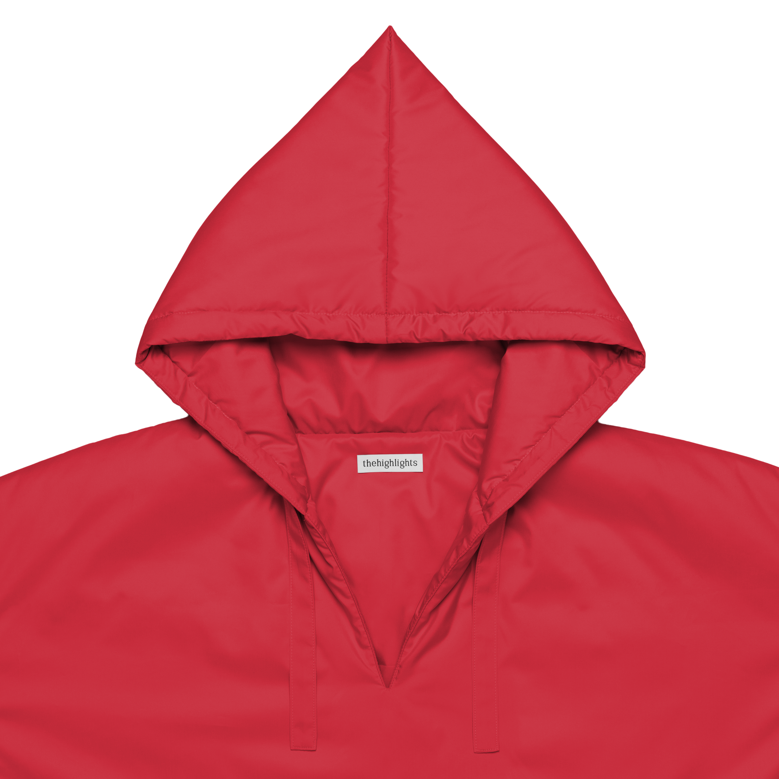 cropped 'over' charm red