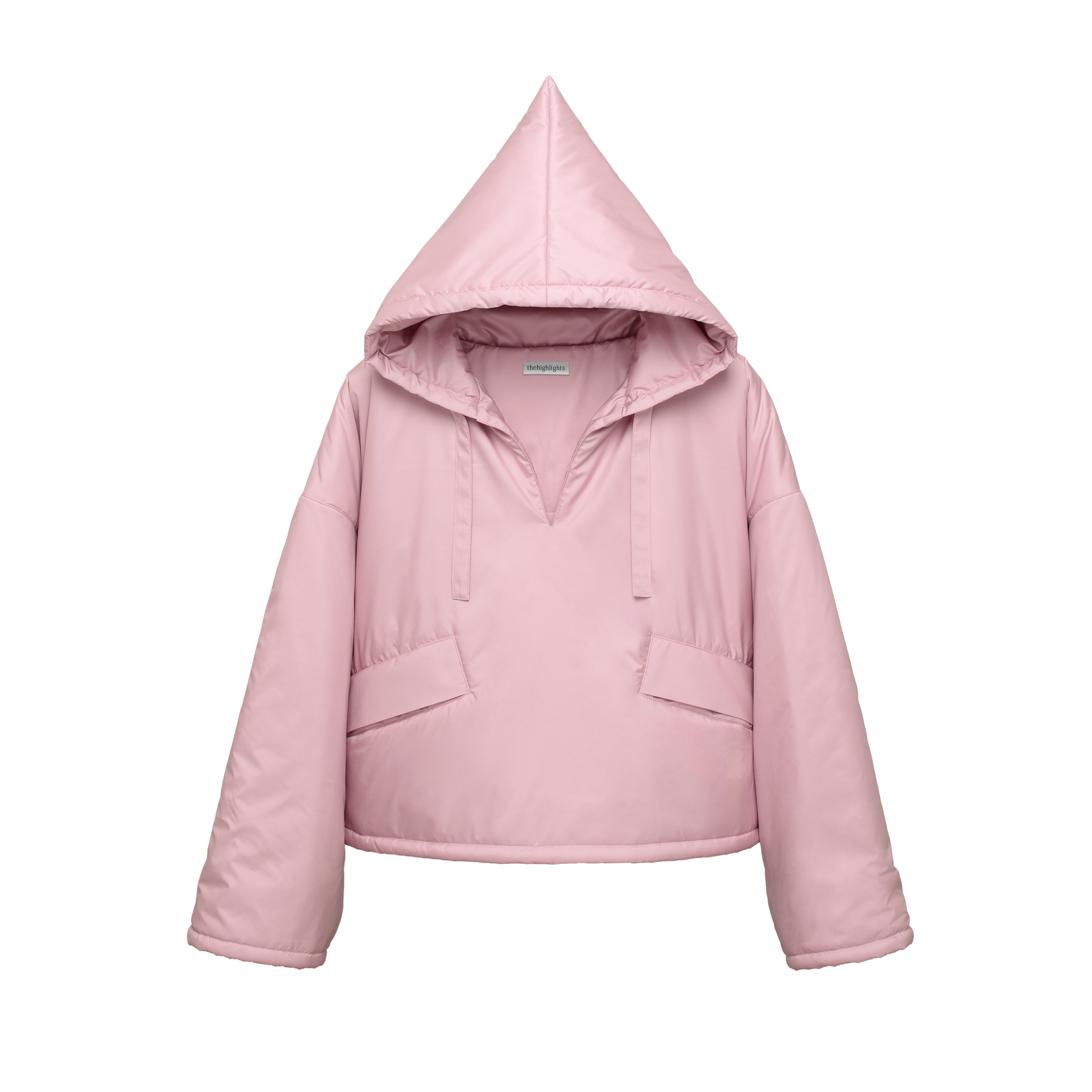 cropped 'over' plum pink