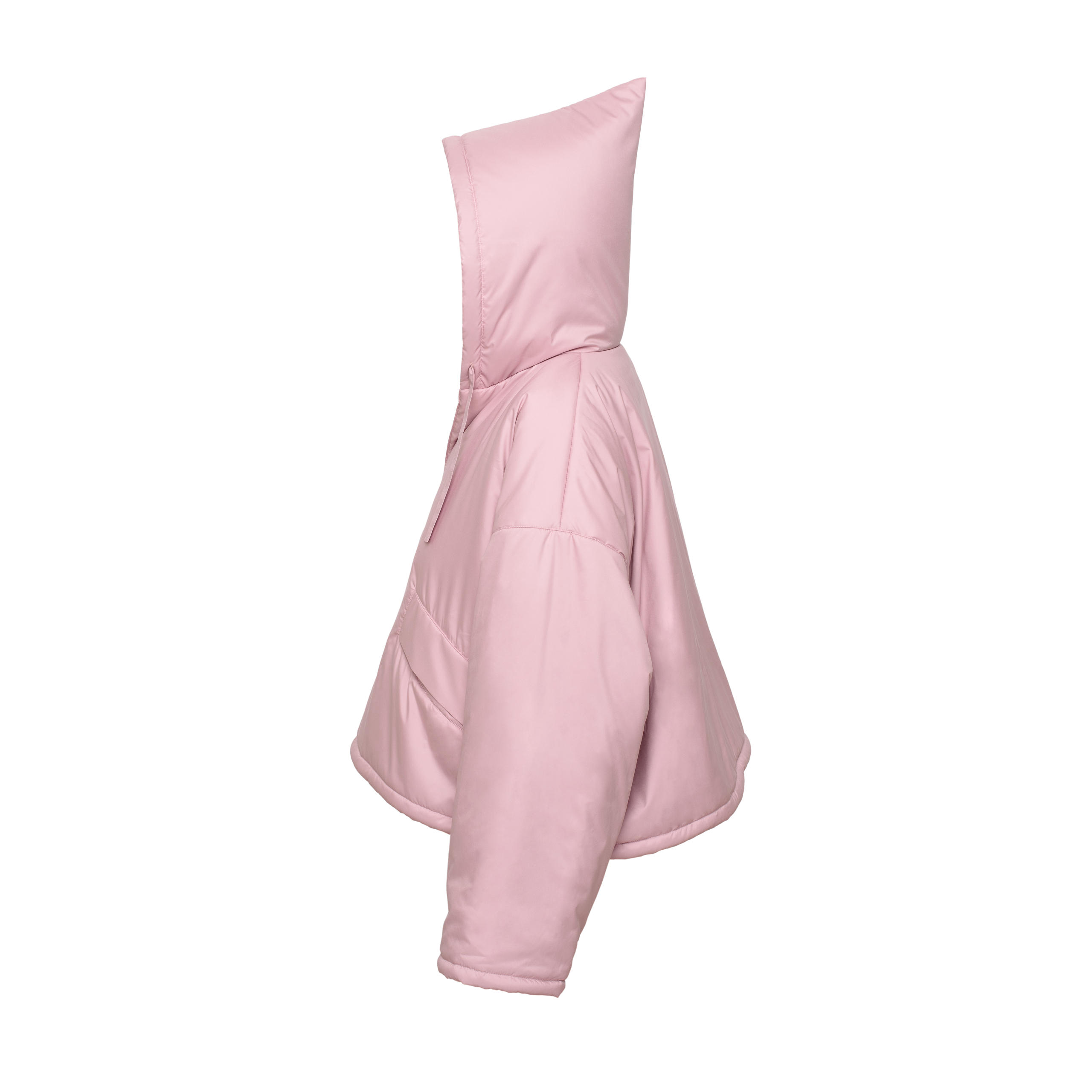 cropped 'over' plum pink