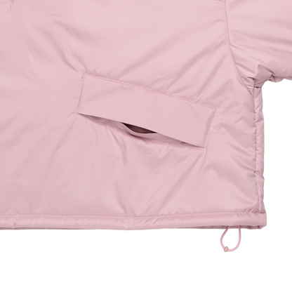 cropped 'over' plum pink