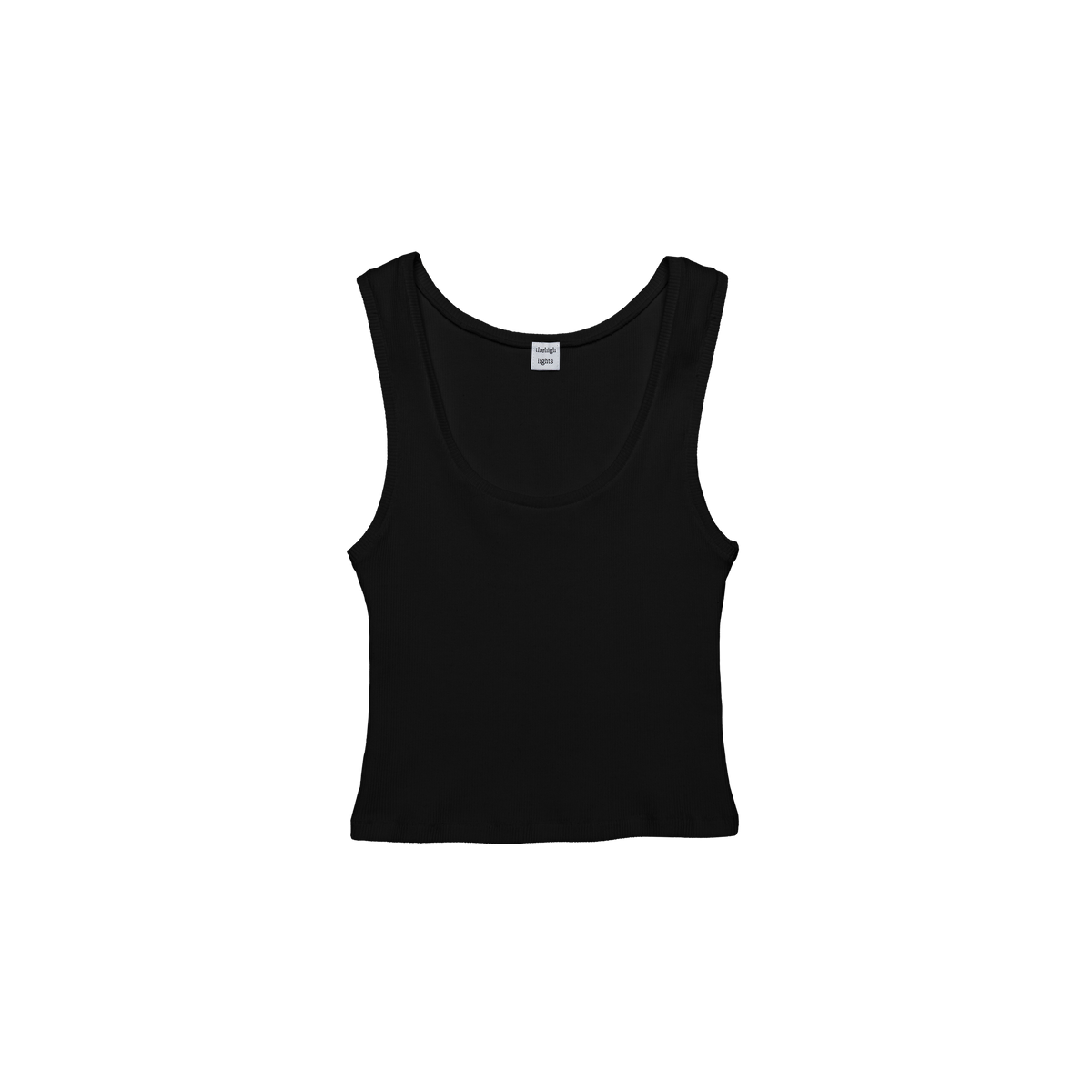 cropped 'tank' black – thehighlights