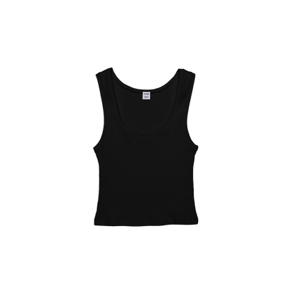 cropped 'tank' black