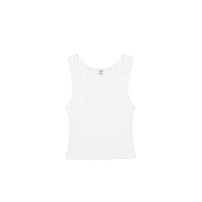 cropped 'tank' white