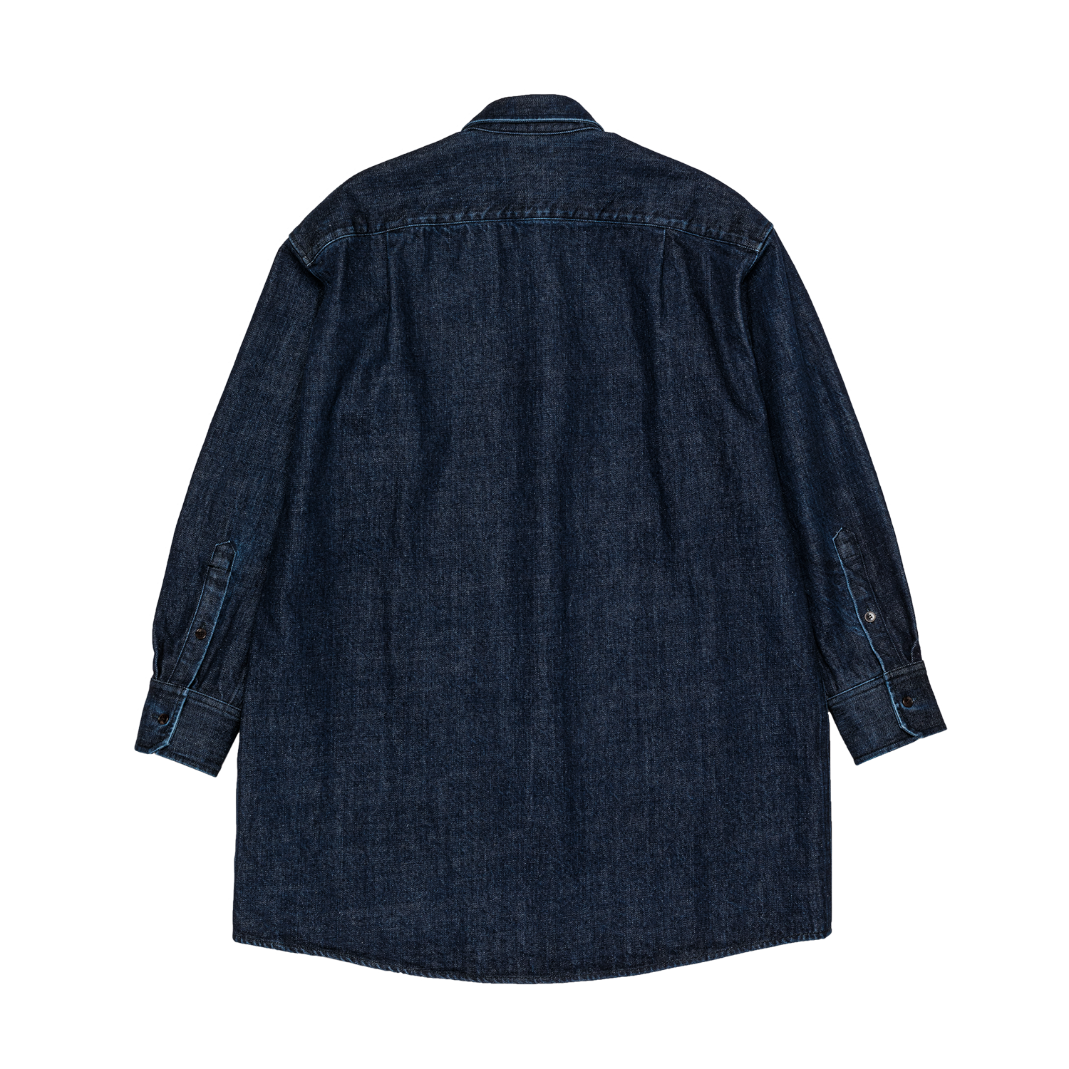 denim 'shirt-jacket' indigo denim
