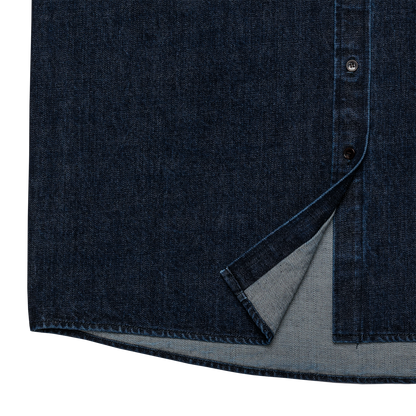 denim 'shirt-jacket' indigo denim