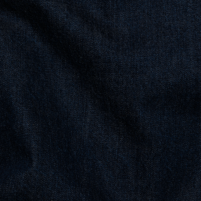 denim 'shirt-jacket' indigo denim