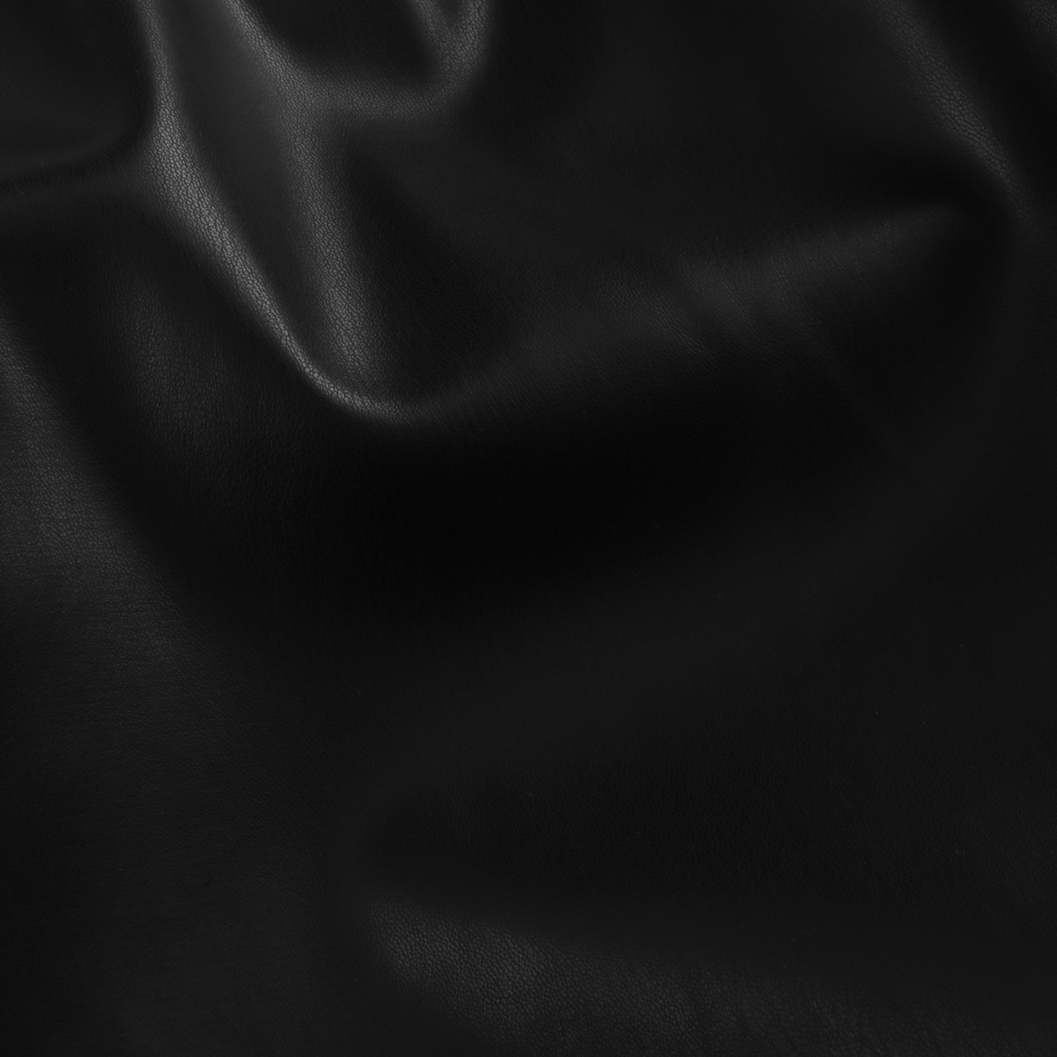 sleek leather 'drill' black