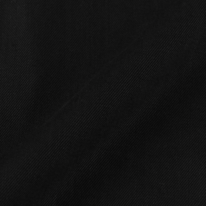 'drill' black denim