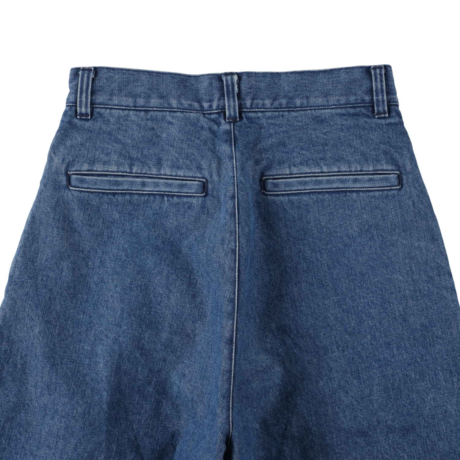 'drill' blue denim