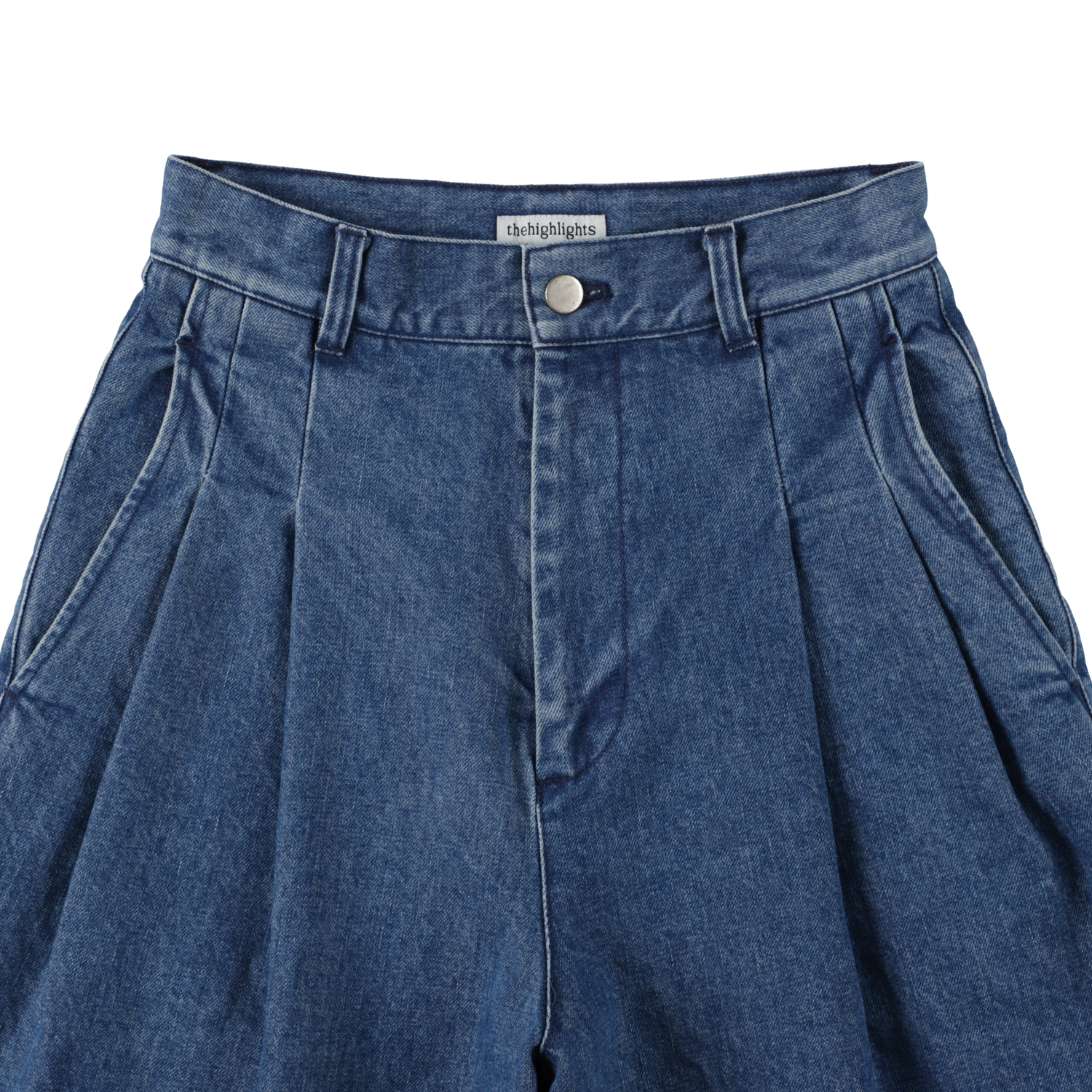 'drill' blue denim
