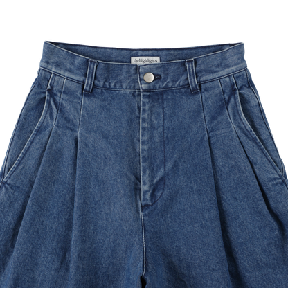 'drill' blue denim