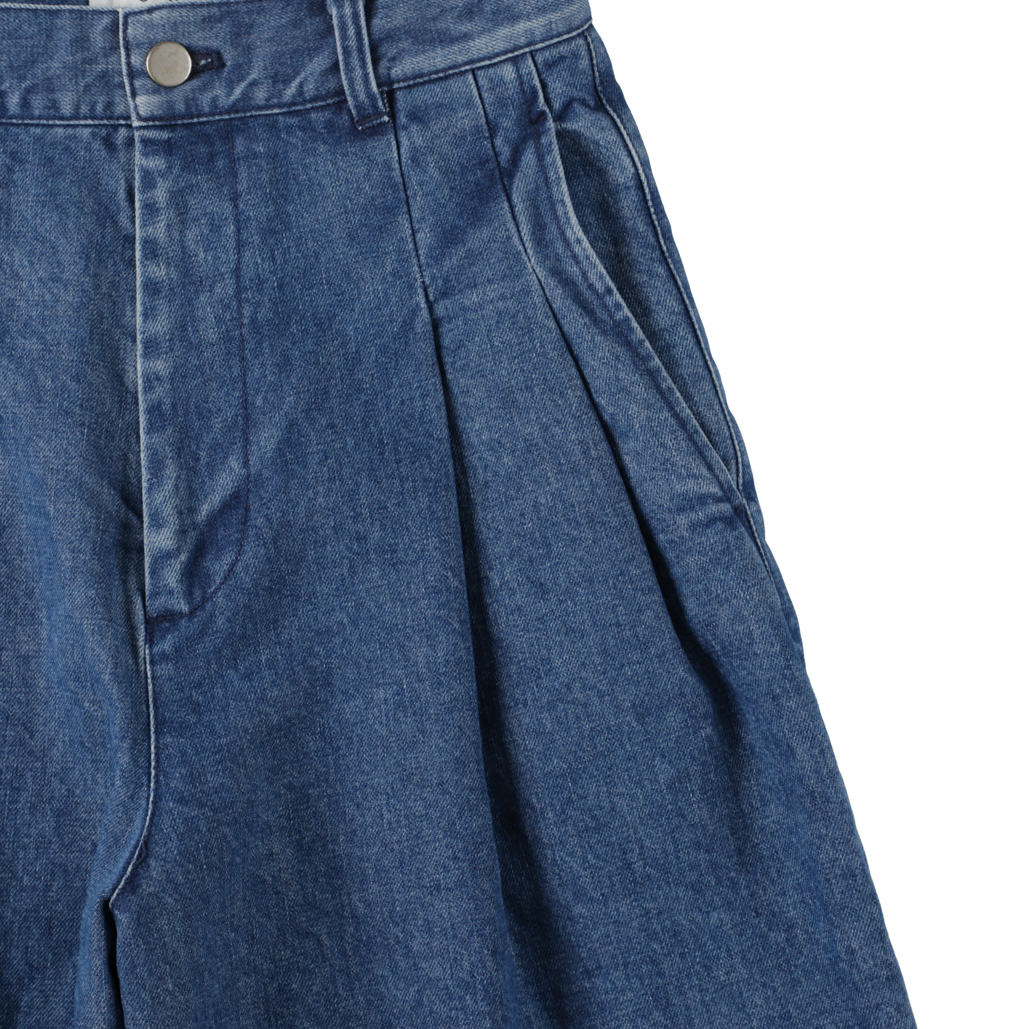 'drill' blue denim