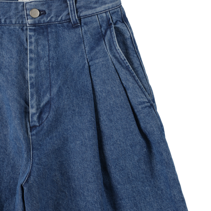 'drill' blue denim
