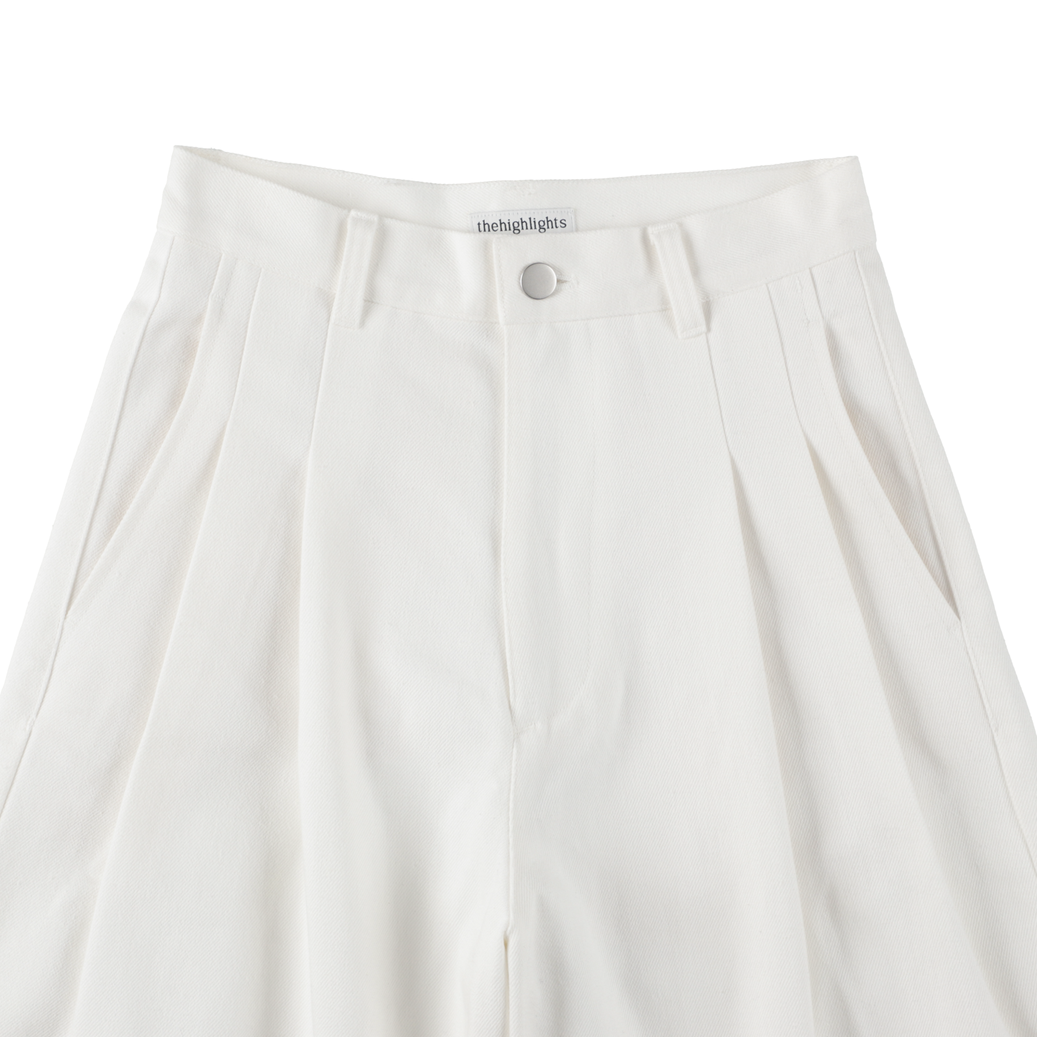 'drill' white denim