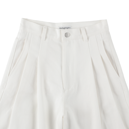 'drill' white denim