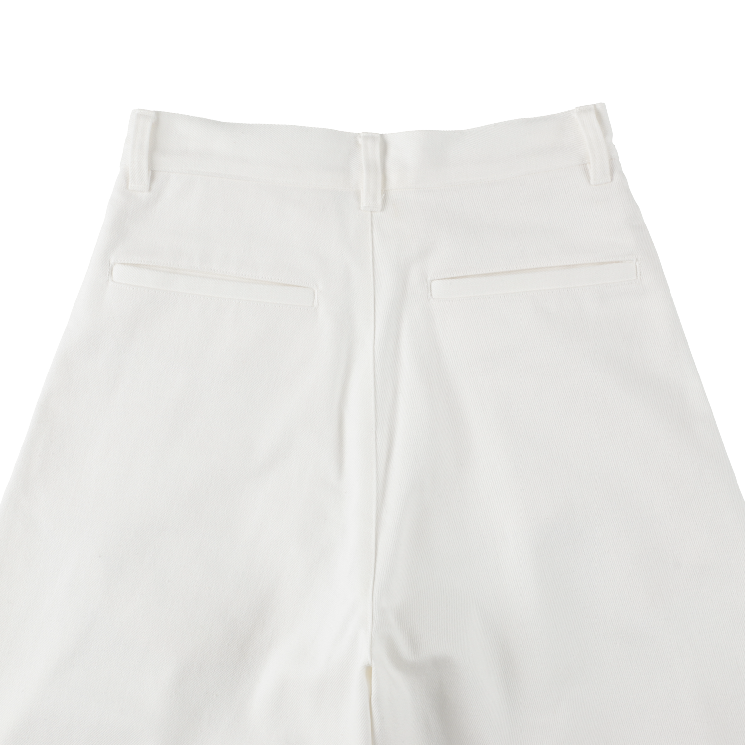 'drill' white denim