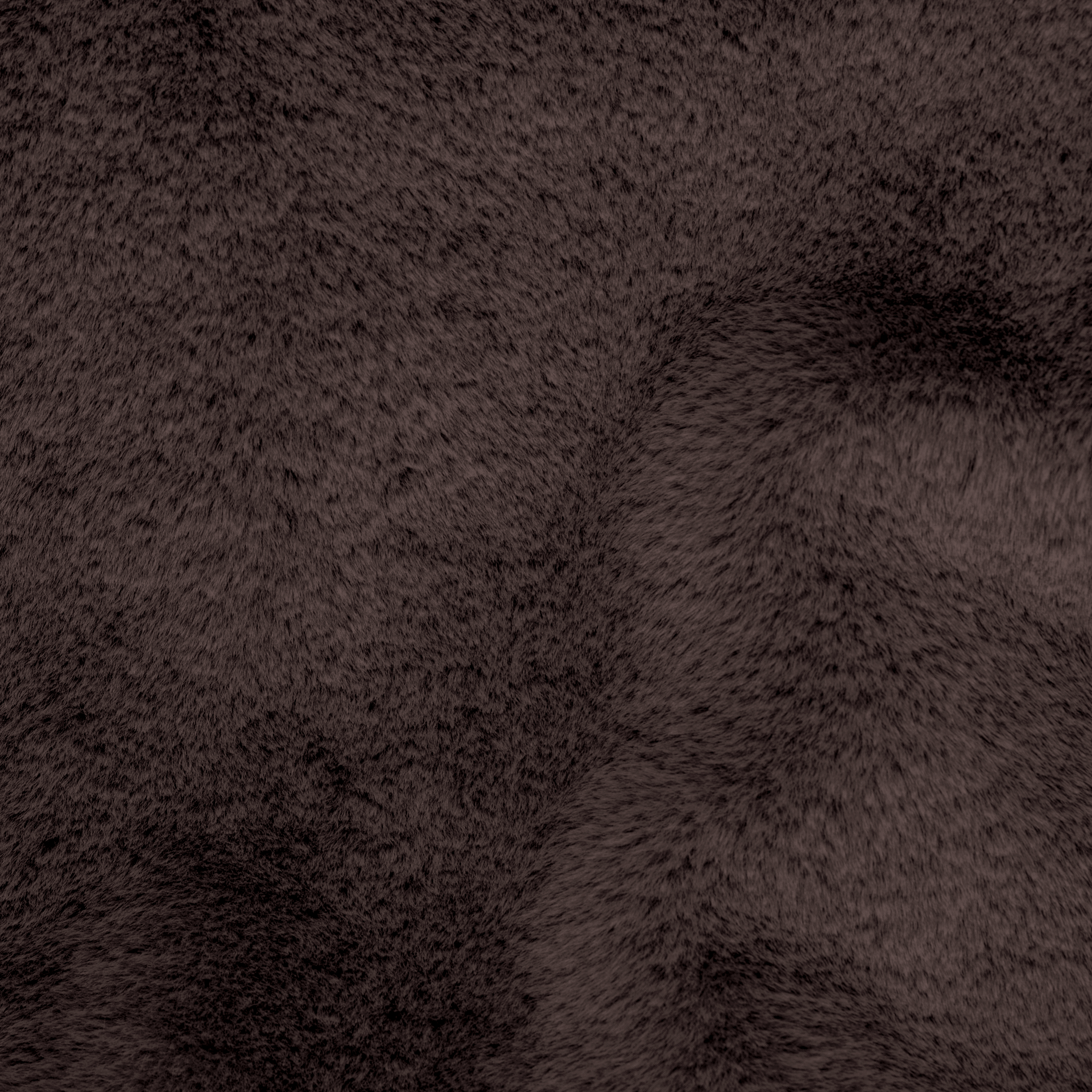 eco-fur 'half coat' brown