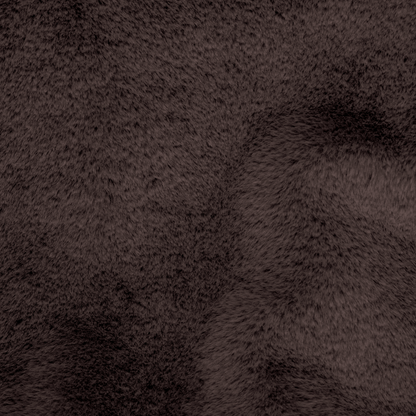 eco-fur 'half coat' brown