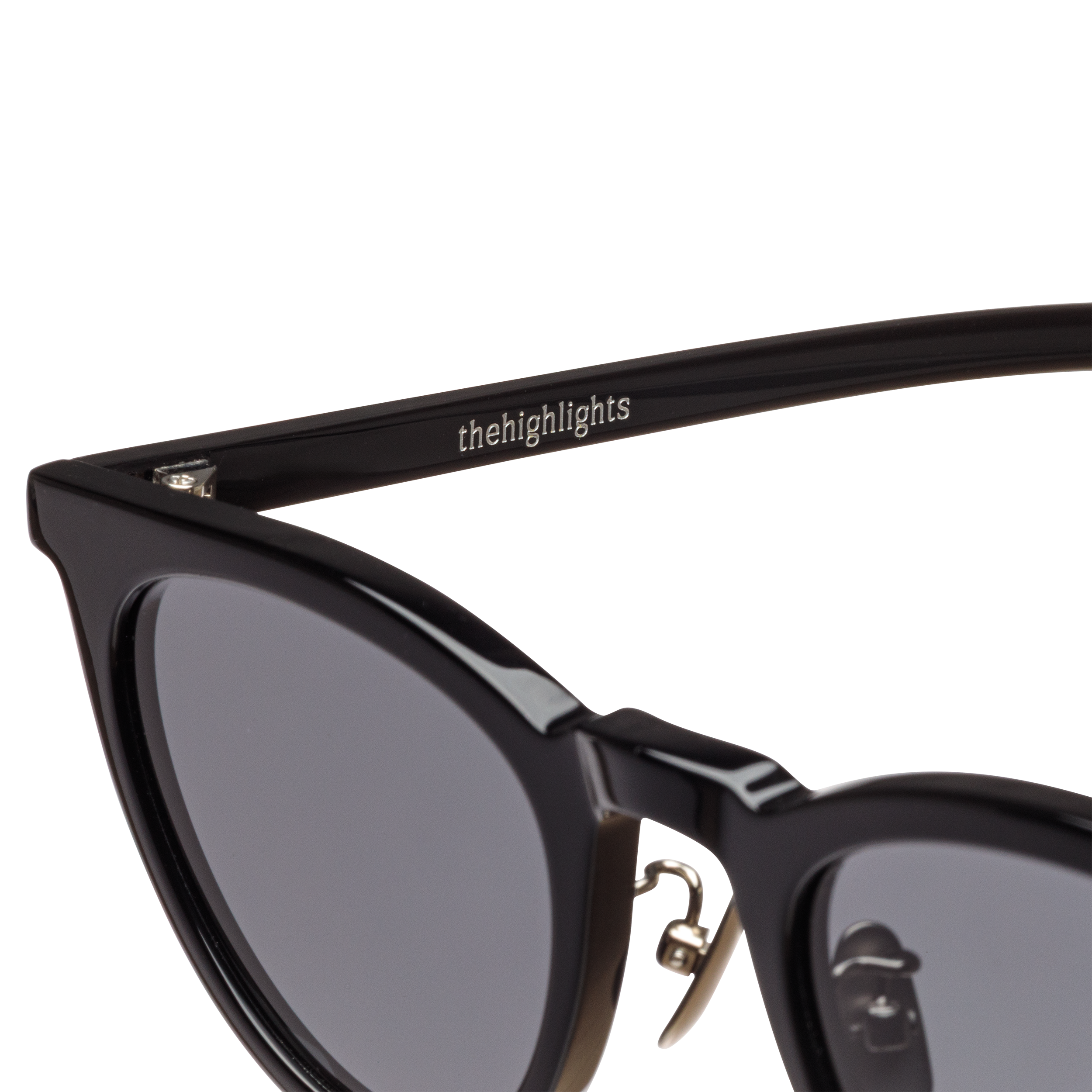 sunglasses 'cat-eye' black