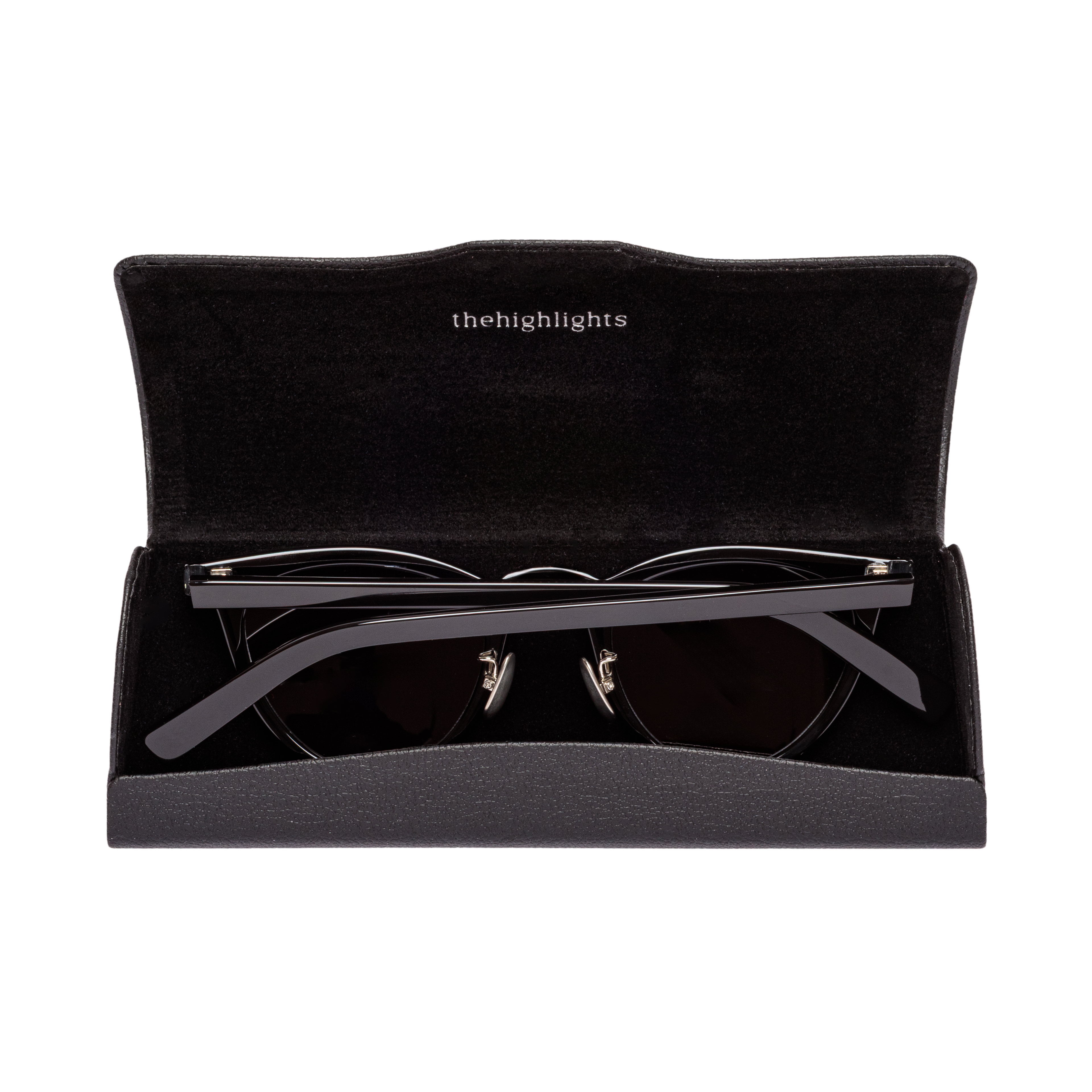 sunglasses 'cat-eye' black