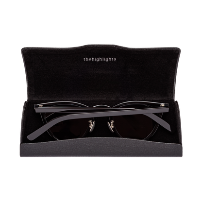 sunglasses 'cat-eye' black