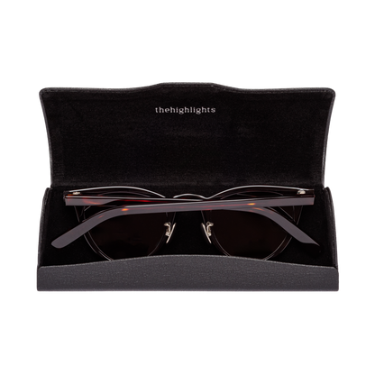 sunglasses 'cat-eye' demi