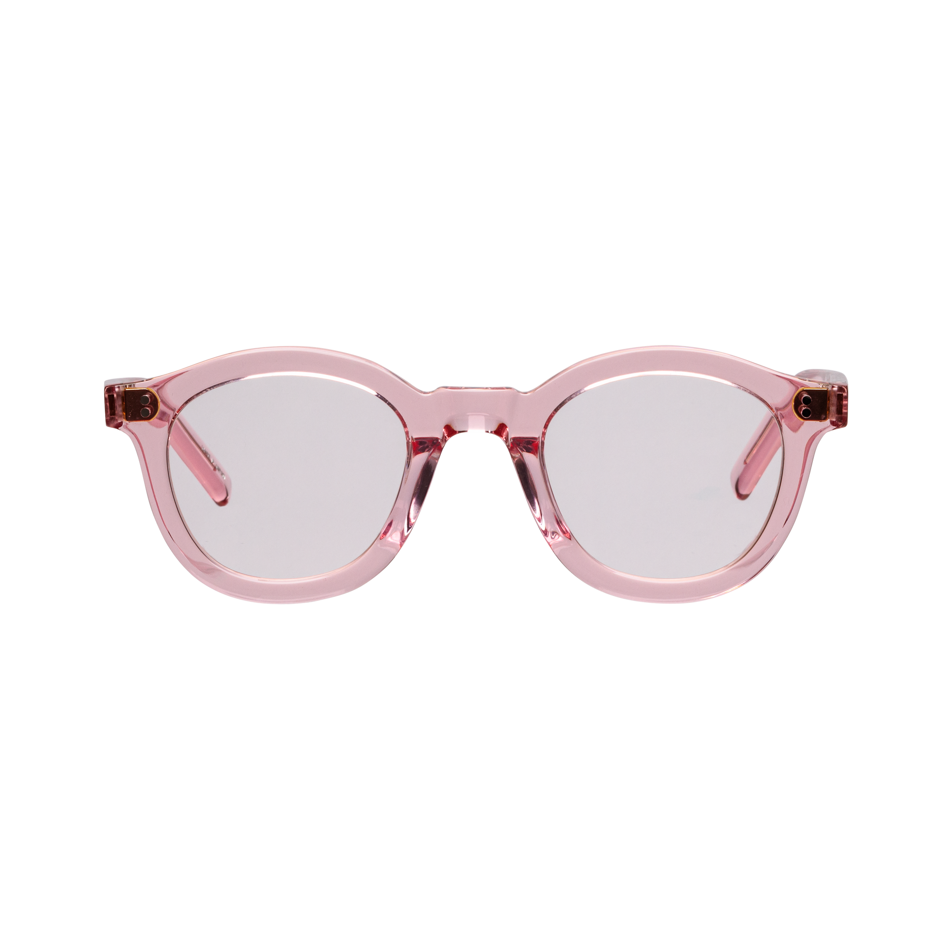 sunglasses 'peach' clear pink – thehighlights