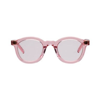 sunglasses 'peach' clear pink