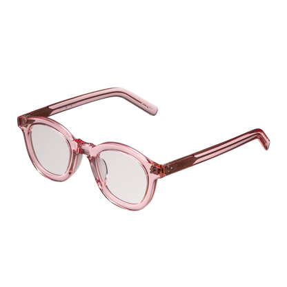 sunglasses 'peach' clear pink