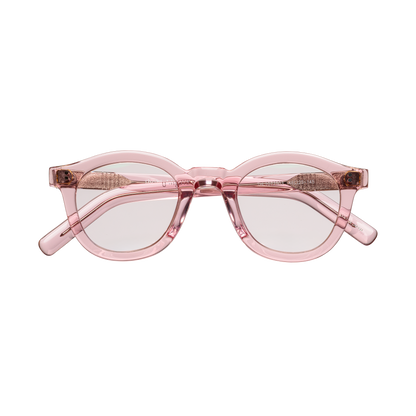 sunglasses 'peach' clear pink
