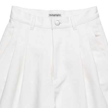 'drill' white denim