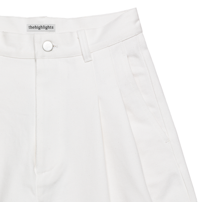 'drill' white denim