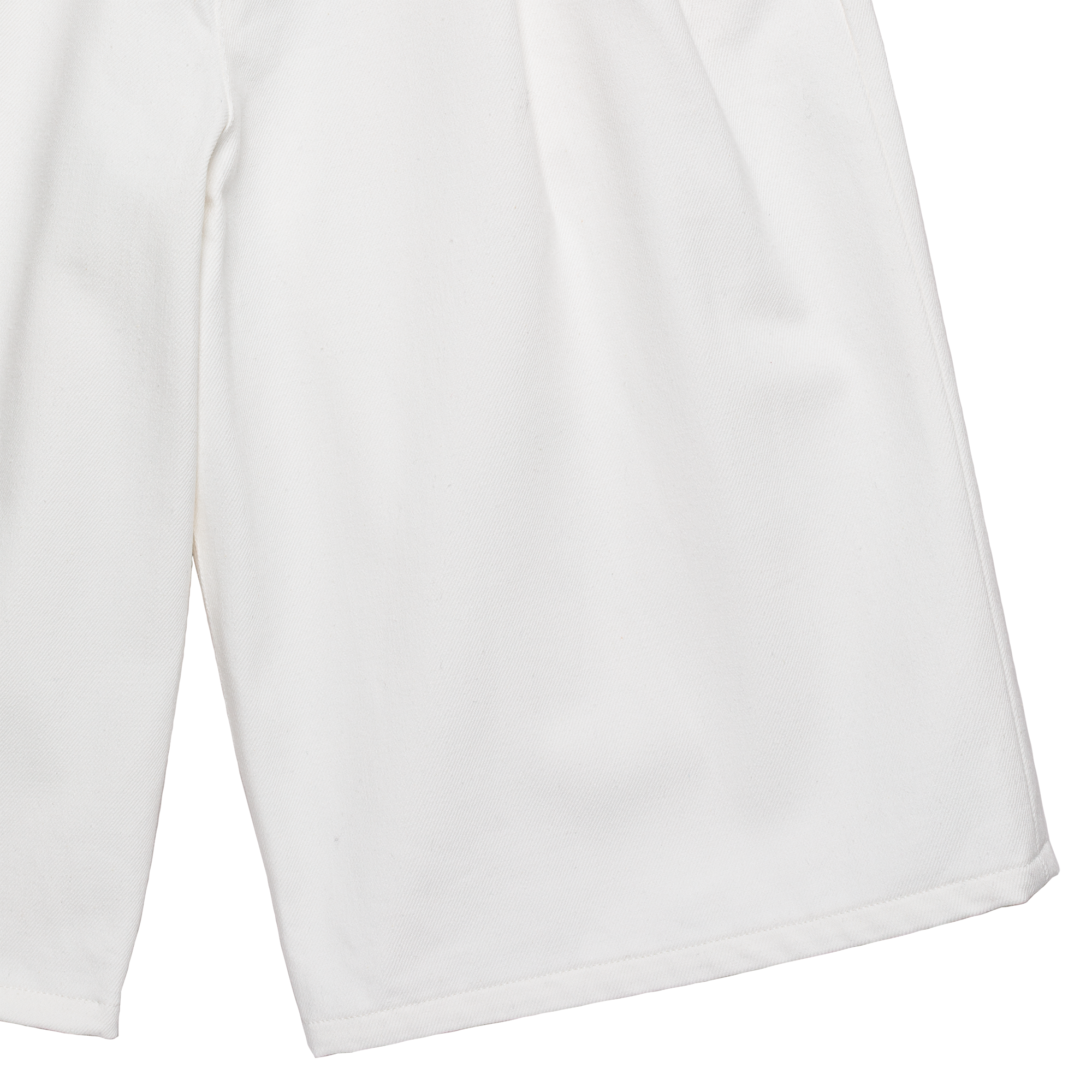 'drill' white denim