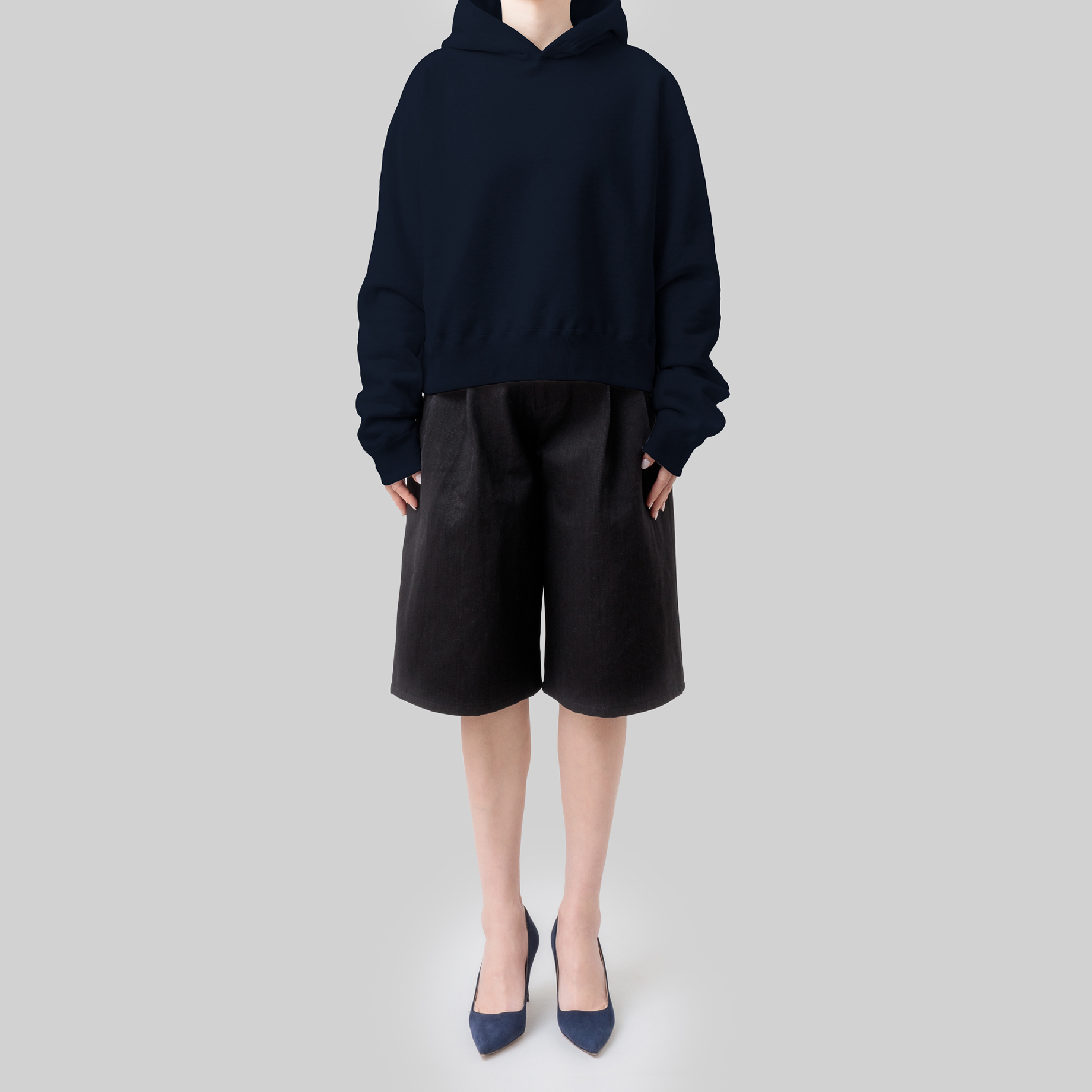 sweat 'hoodie' ink navy