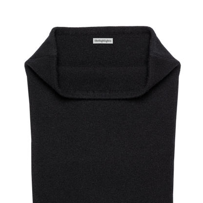 'knit' baretop black