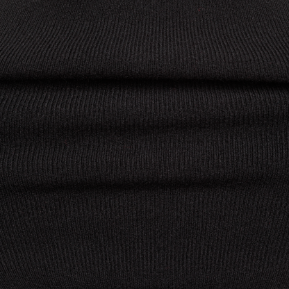 'knit' baretop black