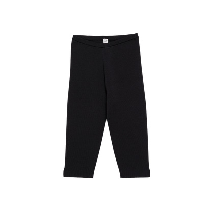 knit capri 'leggings' black
