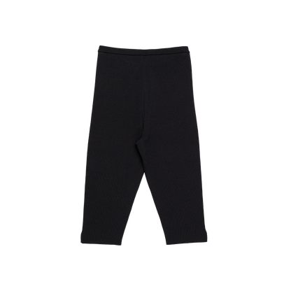 knit capri 'leggings' black