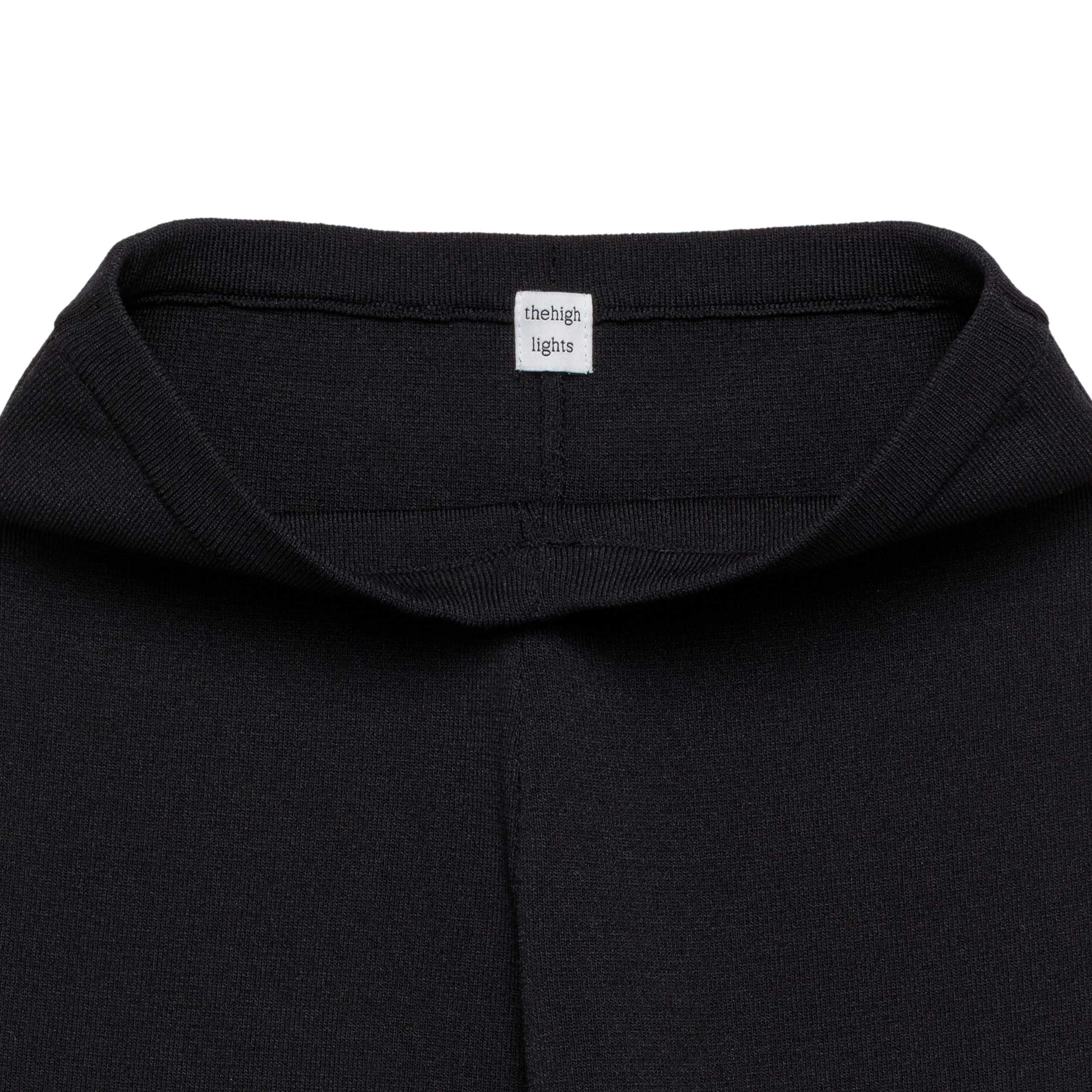 knit capri 'leggings' black