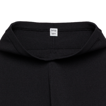 knit capri 'leggings' black