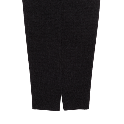 knit capri 'leggings' black
