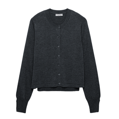 ‘knit’ ensemble charcoal gray