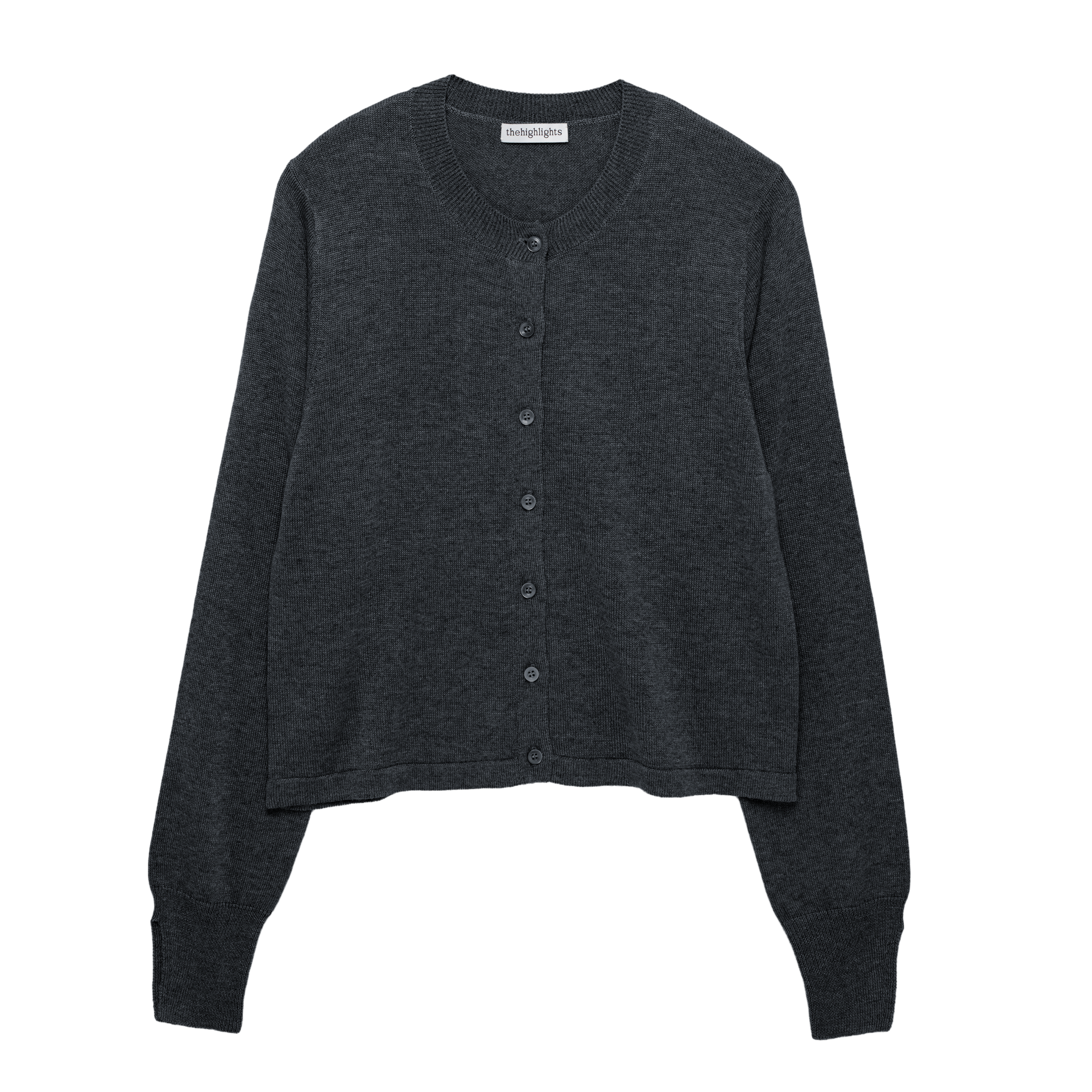 ‘knit’ ensemble charcoal gray