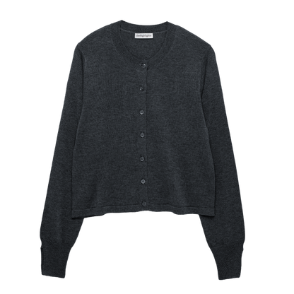 ‘knit’ ensemble charcoal gray