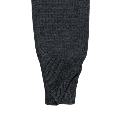 ‘knit’ ensemble charcoal gray
