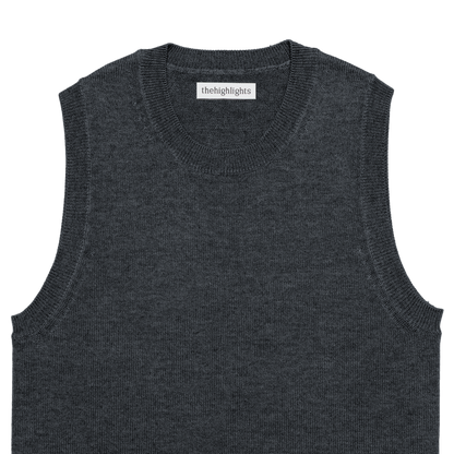 ‘knit’ ensemble charcoal gray