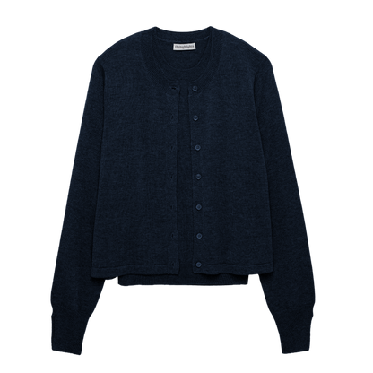 ‘knit’ ensemble navy