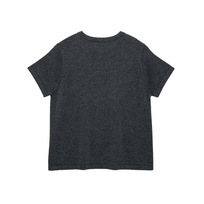 'knit' tee charcoal gray
